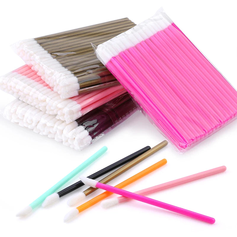 50/100/150pcs Eyelash Brushes Disposable Lip Brush Cilia Remover