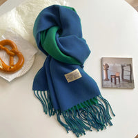 Fashion Solid Cashmere Warm Scarf