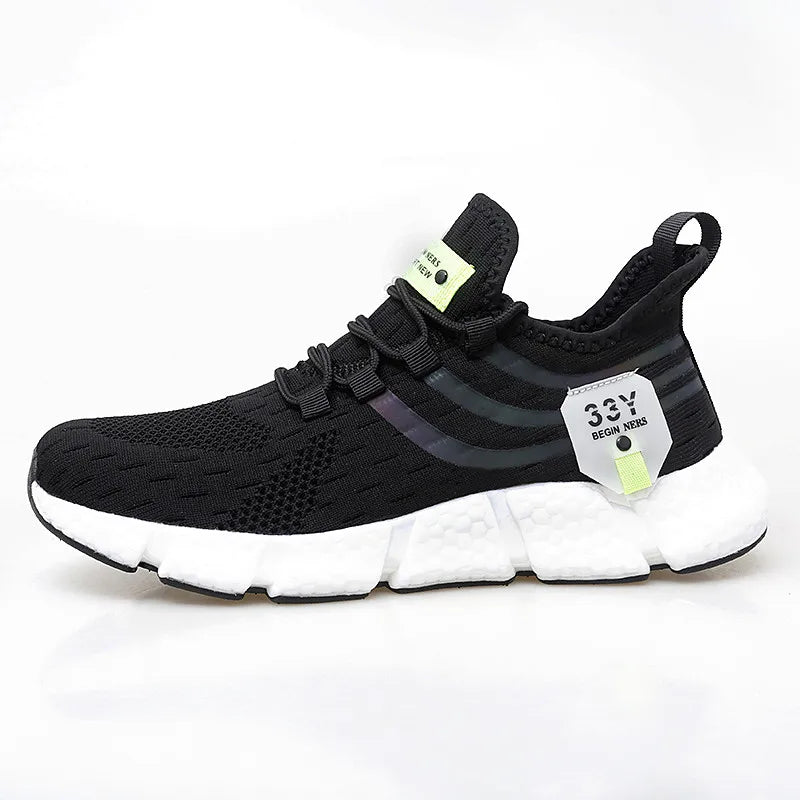 Women Sneakers 2023 New Mesh Breathable White Running Platform Shoes Comfortable Outdoor Sports Men Brand Shoes Tenis Masculino