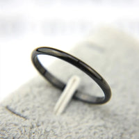 Stackable Ring Stainless Steel Plain Band Knuckle Midi Ring