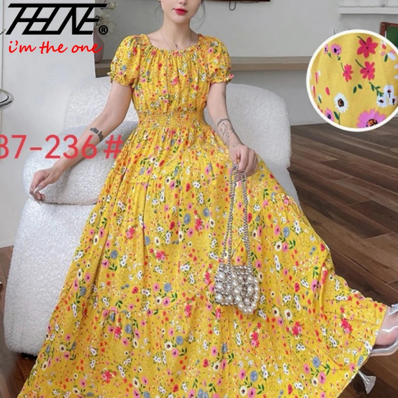 Maxi Long Dress Women Summer Indian Clothes