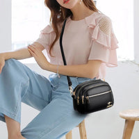 High Quality Soft Leather Purse Fashion Women Shoulder Messenger Bag