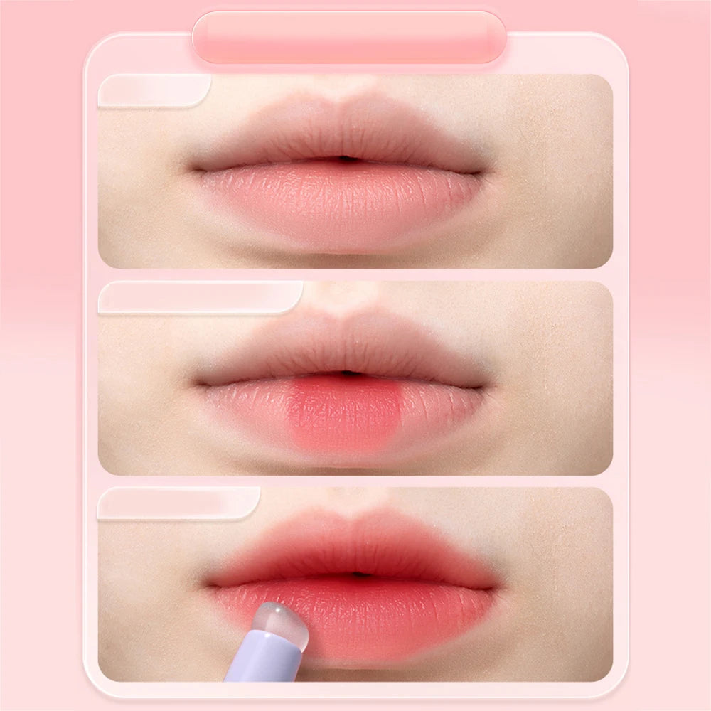 Silicone Lip Brush With Cover Angled Concealer Brush