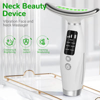 Neck face beauty device vibration massage for face