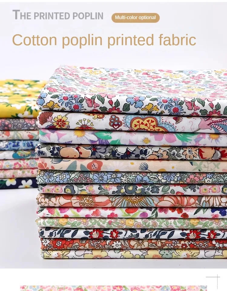 Cotton Printed Fabric Clothing Dresses