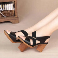 Women's Sandals Summer Comfortable High Heels