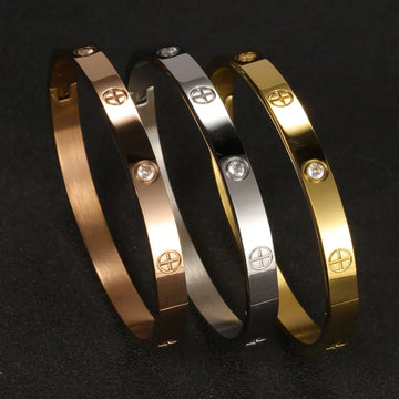 Stainless Steel Cuff Bracelets Bangles