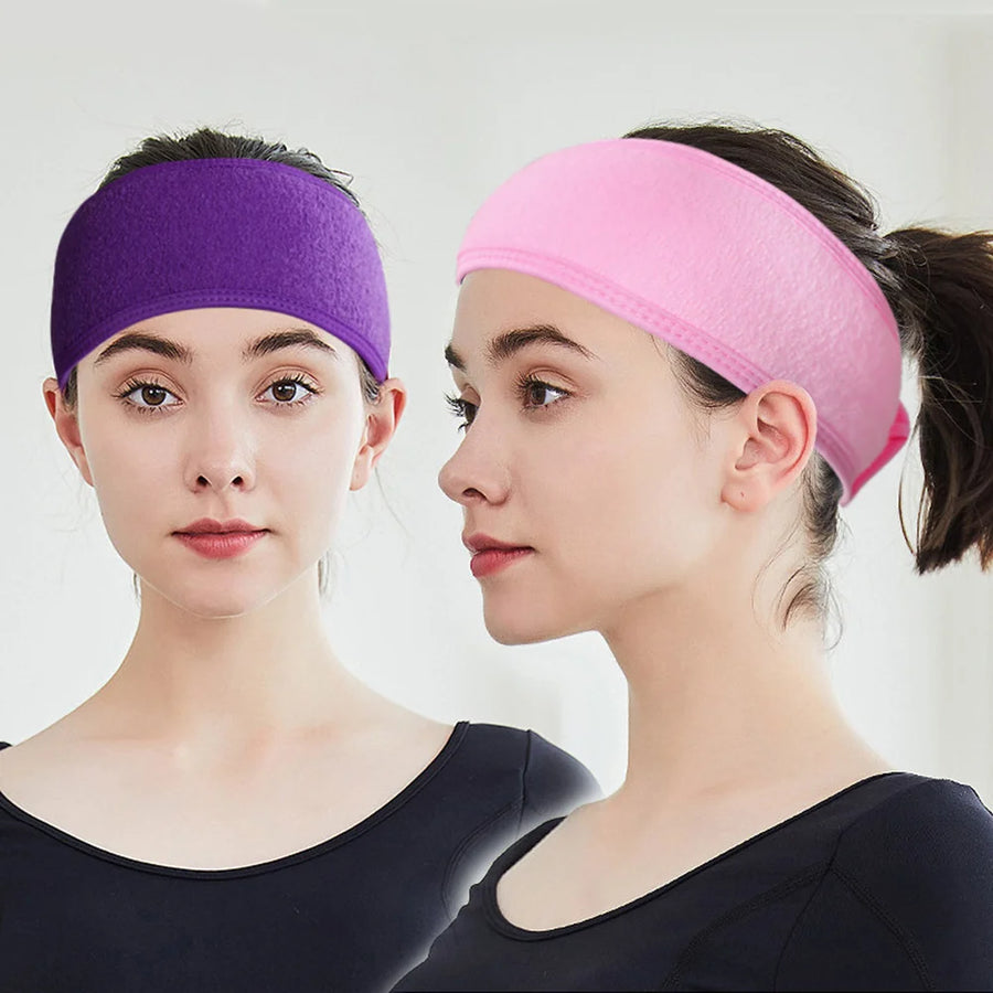 Women Adjustable SPA Facial Headband Bath Makeup Hair Band