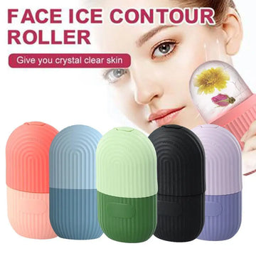 Silicone Ice Mold For Face Beauty Facial Ice Cube Mold Ice Roller